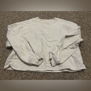 Cream/White cropped sweater size medium from Universal Thread.